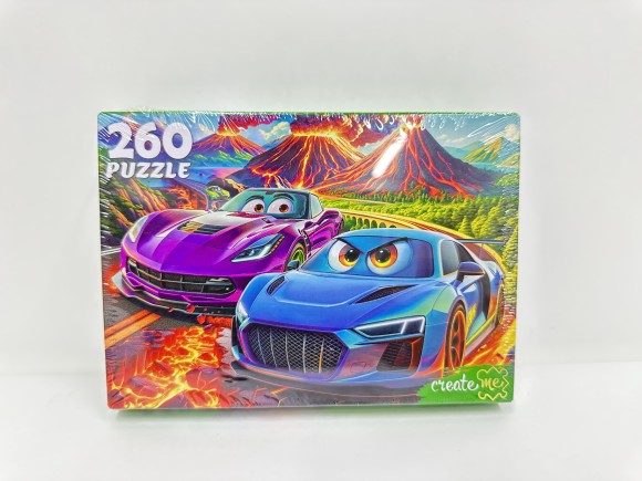 ПАЗЛЫ 260 элементов. ГОНКИ НА ВУЛКАНАХ (арт. УК260-6618)