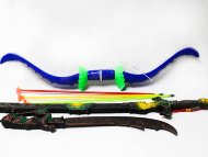 набор лук и стрелы +2сабли 68см (80) набор лук и стрелы +2сабли 68см (80)