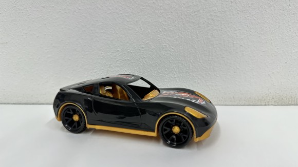 Машинка Turbo &quot;V&quot; черная  18,5см ( Арт. И-9782)